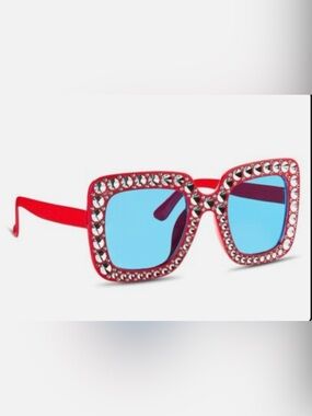 Way to Celebrate red bling sunglasses 6 prs